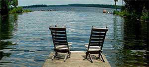 Sitting on the Dock in Lindsay Ontario | Kawartha Lakes