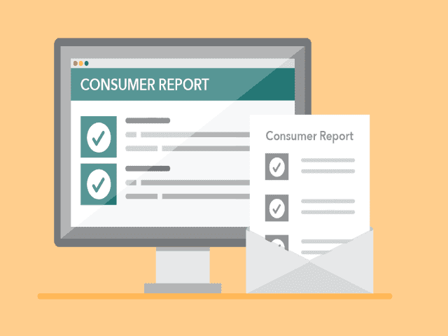 Hw bankruptcy affects credit ratings- Image of a credit report